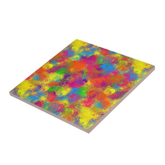 CKC Paint Can Florals Keramik Tile Fliese (Seite)