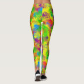 CKC Paint Can Florals-LEGGINGS Leggings (Rückseite)