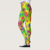 CKC Paint Can Florals-LEGGINGS Leggings (Links)