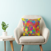 CKC Paint Can Florals - Square Throw Kissen (Stuhl )