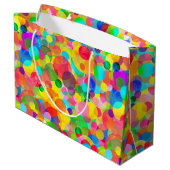 CKC Party Dots-GIFT-BAG L Große Geschenktüte (Rückseite Schrägansicht)