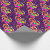 CKC-Peace, Liebe und Popsicle, Lila Geschenkwrap Geschenkpapier (Ecke)