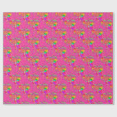 CKC-Peace, Liebe und Popsicle, Pink-Gift-Wrap Geschenkpapier (Flach)