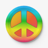 CKC, Peace Symbol 01-Paper Party Teller (Vorderseite)
