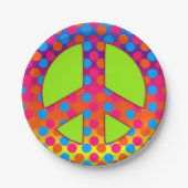 CKC, Peace Symbol 04-Paper Party Teller (Vorderseite)