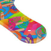 CKC Popsicle Wirbel-Blue-Cutting-Board Paddel Schneidebrett (Ecke)