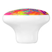 CKC Popsicle Wirbel, Blue-KERAMIK PULL KNOB Keramikknauf (Seitenansicht)