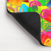 CKC Popsicle Wirbel, Gelb-MOUSEPAD Mousepad (Ecke)