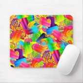 CKC Popsicle Wirbel, Gelb-MOUSEPAD Mousepad (Mit Mouse)
