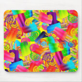 CKC Popsicle Wirbel, Gelb-MOUSEPAD Mousepad (Vorne)