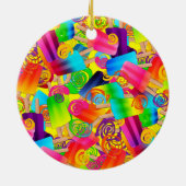CKC Popsicle Wirbel, Gelbe RUNDE ORNAMENT (Hinten)