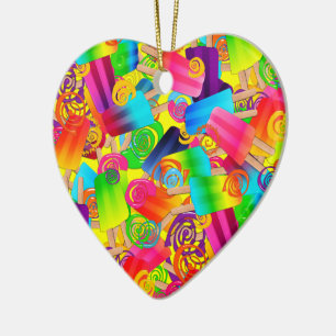 CKC Popsicle Wirbel, Yellow-HERART ORNAMENT
