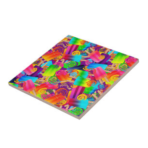 CKC Popsile Wirbel, Lila-SQ.TILE Fliese