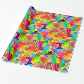 CKC-Wirbel, Gelb-Geschenkpapier Geschenkpapier (Ungerollt)