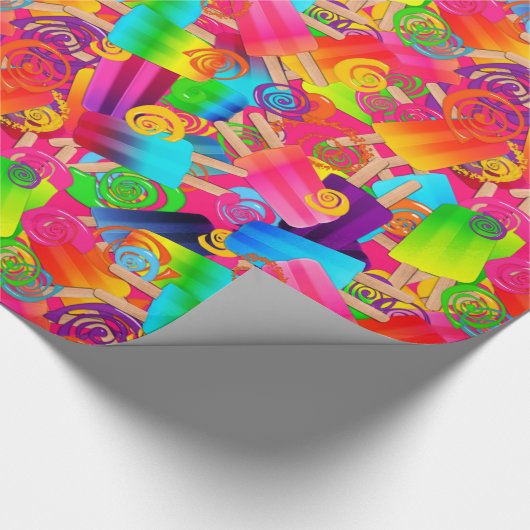CKC-Wirbel, PINK-Geschenkpapier Geschenkpapier (Ecke)