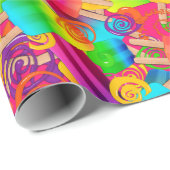 CKC-Wirbel, PINK-Geschenkpapier Geschenkpapier (Rolleneckpunkt)
