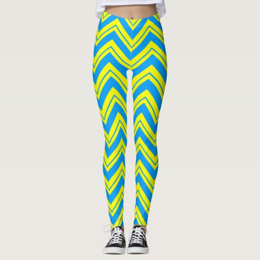 CKC-Zickzack-25-LEGGINGS Leggings (Vorderseite)
