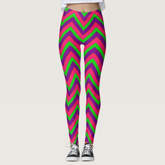 CKC-Zickzack-2-LEGGINGS Leggings (Vorderseite)