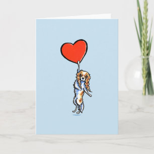 CKCS Blenheim hat meinen Herz-Valentinsgruß Feiertagskarte