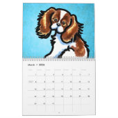 CKCS King Charles Spaniels Off-Leash Art™ Vol. 1 Kalender (Mär 2026)
