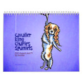 CKCS King Charles Spaniels Off-Leash Art™ Vol. 1 Kalender (Titelbild)