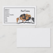 CKCS Pet Business Cards Visitenkarte (Vorne/Hinten)
