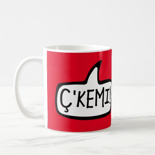 c'Kemi! Tosk albanisches Wort für Hi, Hey, was ist Kaffeetasse (Links)