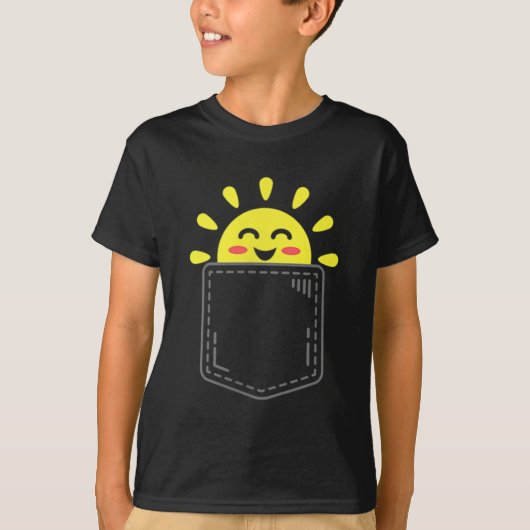 Cket Of Sunshine Happy Summer Sun Motivational Ins T-Shirt (Vorderseite)