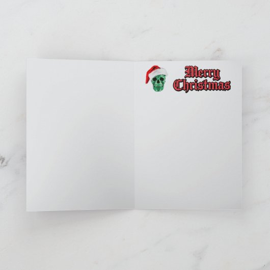 Ckhristmas Skeleton Karte (Innenseite)