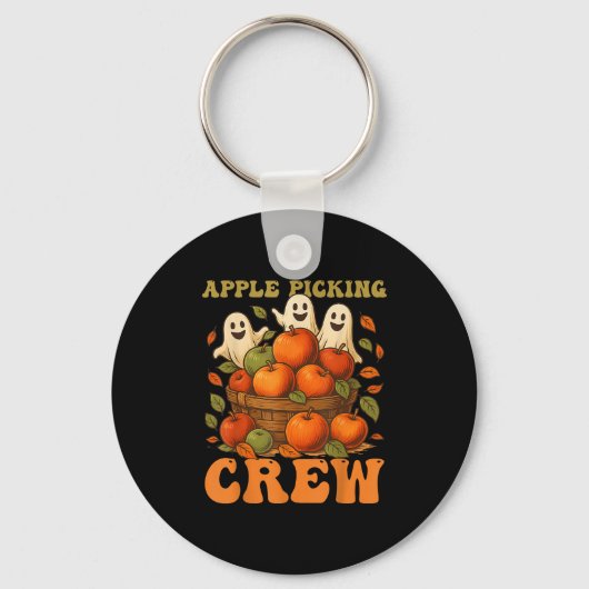 Cking Crew Cking Squad Niedlich Boo Halloween Schlüsselanhänger (Vorderseite)