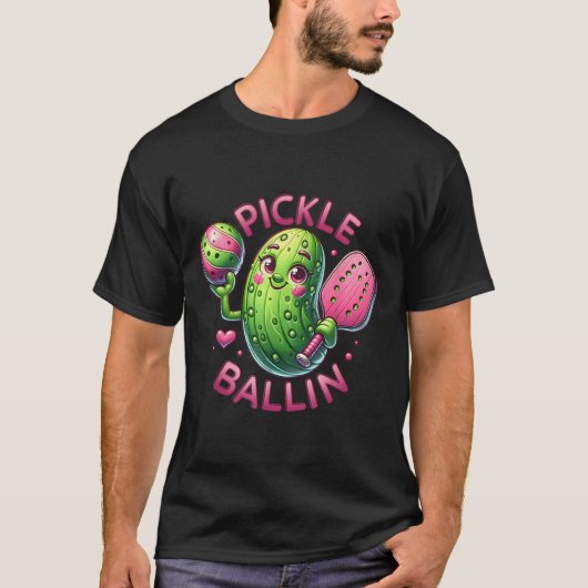Ckle Ballin Cute Ckleball Women Girls Ckleball Lov T-Shirt (Vorderseite)