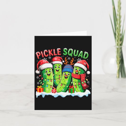 Ckle Christmas Squad Group Santa Reindeer Ckles Ve Karte (Vorderseite)