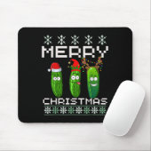 Ckle Lover Xmas Lighting Santa Ugly Ckle Christmas Mousepad (Mit Mouse)