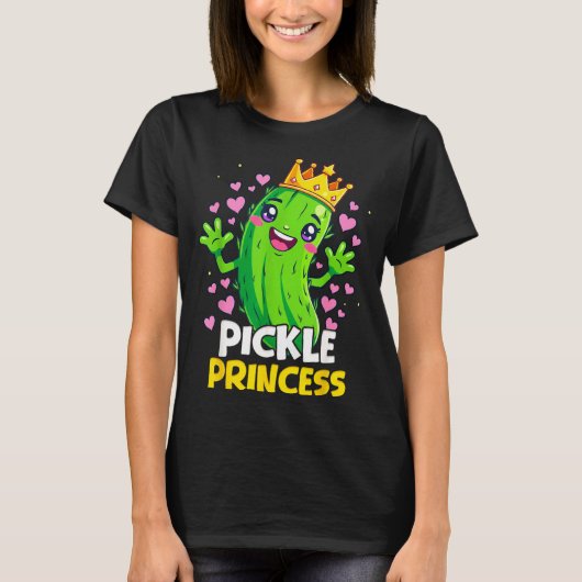 Ckle Princess Cute Kawaii Cuber Cartoon T-Shirt (Vorderseite)