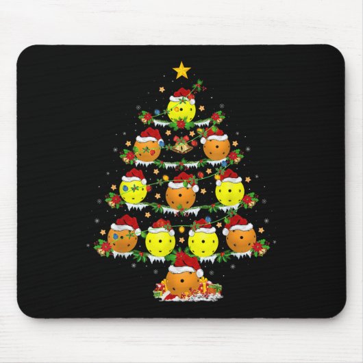 Ckleball Christmas Tree Lights Funny Srts Player X Mousepad (Vorne)