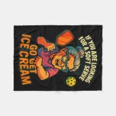 Ckleball Grandma  Fleecedecke (Vorderseite (Horizontal))