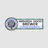 CKS NAME BADGE 012 Miranda Hood Brewer Namensschild (Vorderseite)