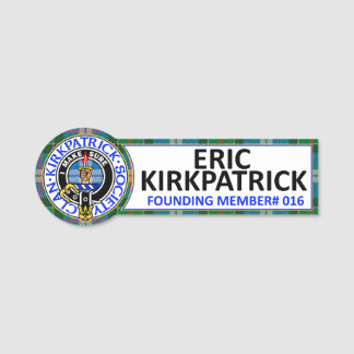 CKS NAME BADGE #016 ERIC KIRKPATRICK NAMENSSCHILD