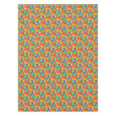 CKS-Wirbel, Gelb-52x70 BAUMWOLLE Tischdecke (Vorderseite)