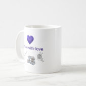 CKSD aus Liebe und Logo-Tasse Kaffeetasse (Vorderseite Links)
