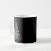 Ckup Truck Christmas Tree Funny Clic Car Graphic M Kaffeetasse (Vorderseite Links)