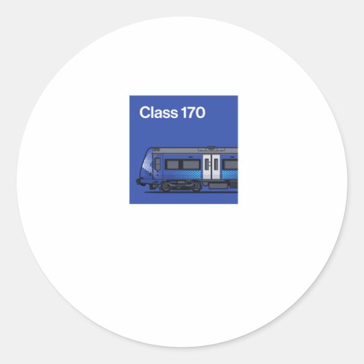 Cl 170 Navy Train Side England UK Aufkleber (Vorderseite)