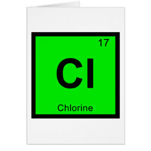 Cl - Chemische Chemische Periodic Table Symbol