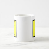 Cl - Chicken Little Funny Chemistry Element Symbol Kaffeetasse (Mittel)