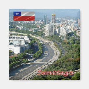 CL - Chile - Santiago - Rio Mapocho Magnet