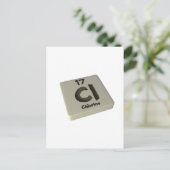 Cl Chlor Postkarte (Stehend Vorderseite)