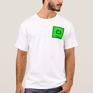 Cl - Chlorchemie Periodensystem-Symbol T-Shirt