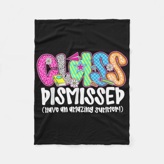 Cl entlassen haben einen Phantastischen Sommer let Fleecedecke (Vorderseite)