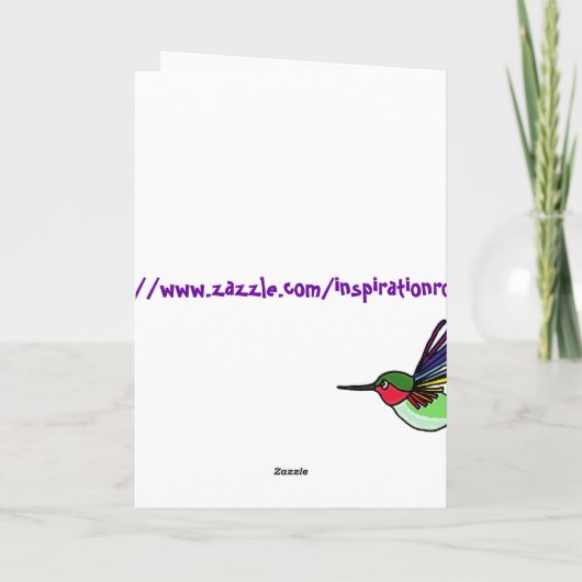 CL- Just Ducky Bitterday Card Karte (Rückseite)