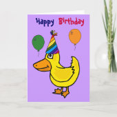 CL- Just Ducky Bitterday Card Karte (Vorderseite)